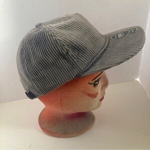New Imperial Sports gray corduroy rope baseball hat adjustable cap DNA project